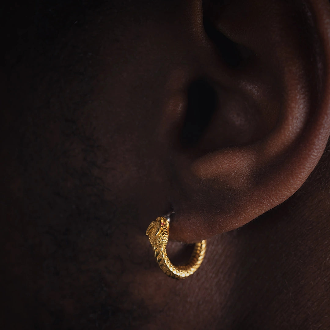 Flipkart.com - Buy athizay Mens earrings Pack of one pair Hoop earrings in  Gold color Metal Hoop Earring Online at Best Prices in India