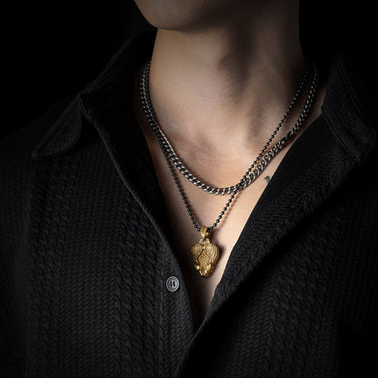 Rattlesnake Clip Pendant