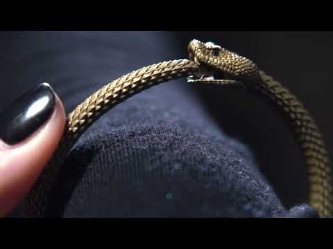 Snake Bangle STERLING SILVER 925 Snake Bracelet - ELIZ Jewelry and Gems